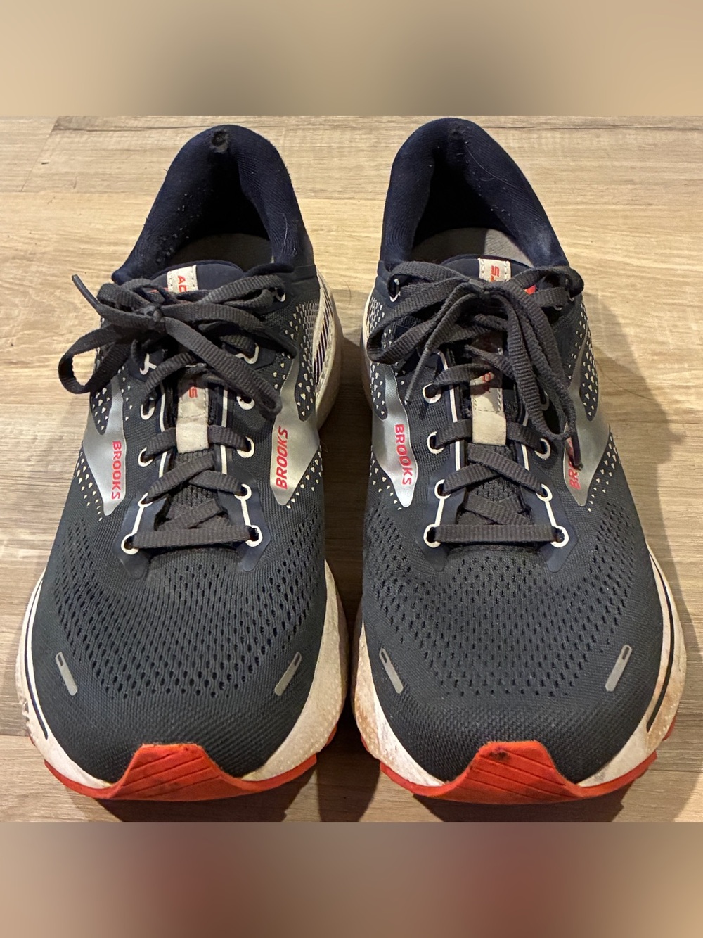 Brooks Adrenaline GTS 22 Peacoat India Ink Grenadine Road-Running Sneakers 11.5 - Picture 3 of 7